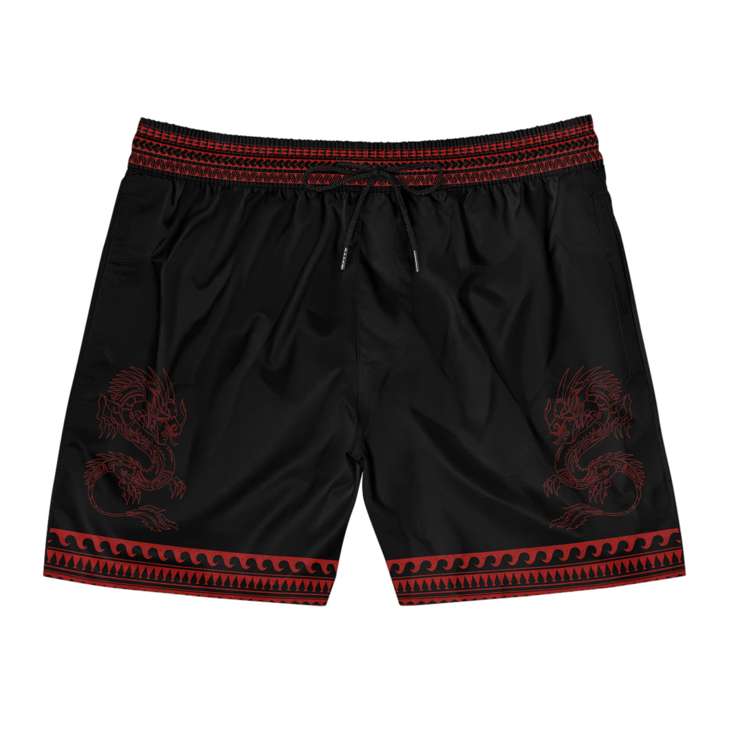 Casual Shorts - Street Dragon (Red)