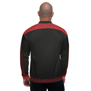 Casual Bomber Jacket - Street Dragon (Red)