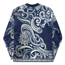 Load image into Gallery viewer, Casual Bomber Jacket - Tidal Dreams