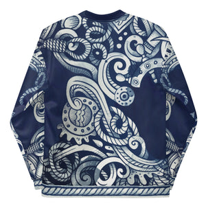 Casual Bomber Jacket - Tidal Dreams