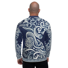 Load image into Gallery viewer, Casual Bomber Jacket - Tidal Dreams