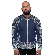 Load image into Gallery viewer, Casual Bomber Jacket - Tidal Dreams