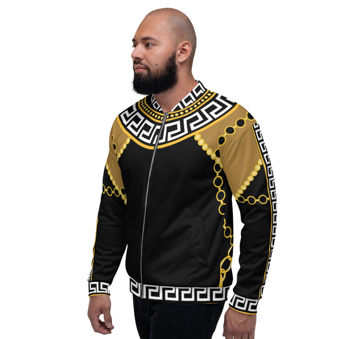 Casual Bomber Jacket - Pantheon's Gold
