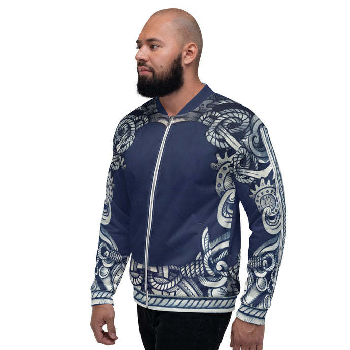 Casual Bomber Jacket - Tidal Dreams