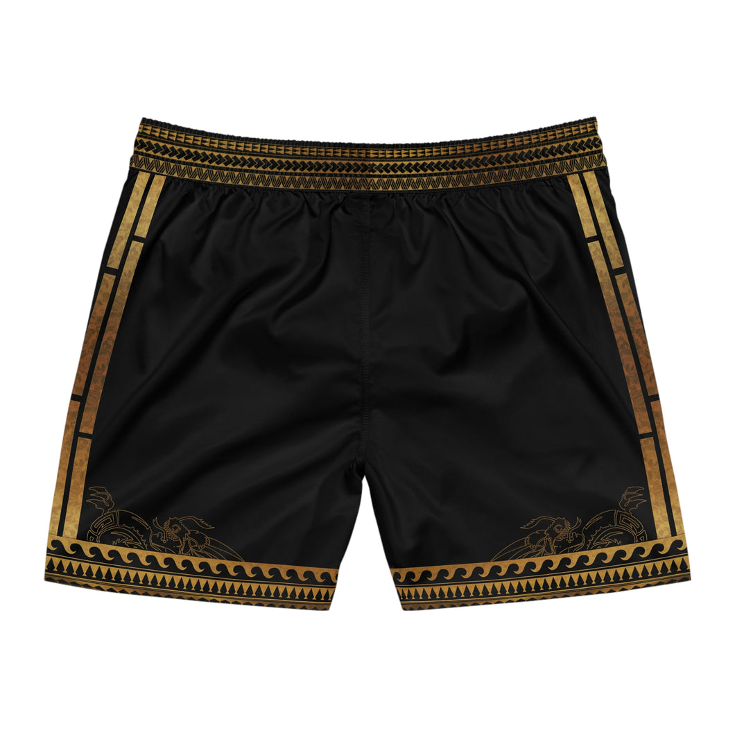 Casual Shorts - Street Dragon (Gold)